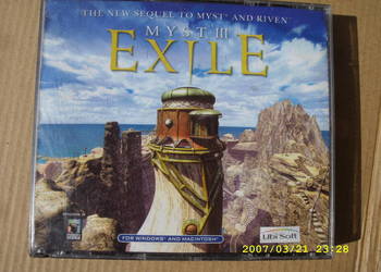 $CD; EXILE--MYST III--UBI SOFT, 4 CD. .