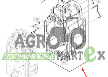 RE343829, RE301738 OBUDOWA SKRZYNI BIEGÓW JD