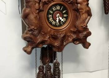 Zegar kukułka Niemiecka - Muchomor z elektroniczną pozytywką