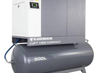 Kompresor śrubowy LUFT 1000 COMPACT - 7,5kW - 950 L/min. + osuszacz +butla