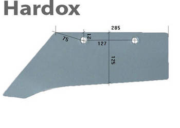 Lemiesz 300hektarów HARDOX 384/L części do pługa DIN