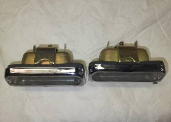 Wartburg 353 - Nowe lampki tablicy rejestracyjnej chrom para