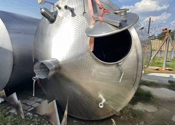 Zbiornik ze stali nierdzewnej 6000l z izolacją i mieszadłem