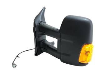 FORD TRANSIT 01.2014-12.2019 Lusterko lewe DŁUGIE Żółty MIGACZ 6 PINÓW