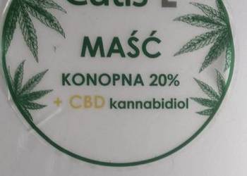 Maść Cutis Ł Mazidełko Maziuga Konopna Łuszczyca  20% + CBD 400ml