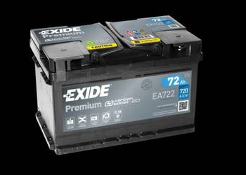 Akumulator 72Ah 720A Exide Premium  PRAWY PLUS