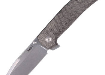 Nóż składany MKM Maximo Green Micarta, Stone Washed by Bob Terzuola (MK MM…