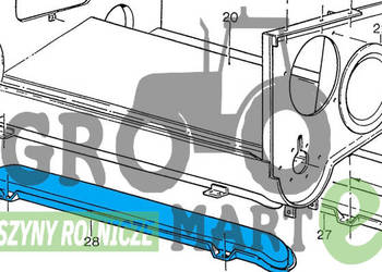 84078026, 84097939, 80429313, 429313 POKRYWA CNH