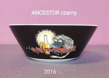 Muminki MISECZKA Moomin Arabia Finland - ANCESTOR czarny - z naklejką