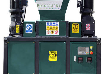 Niszczarka Elektryczna 8kW FILM Rozdrabniarka na Odpad Plastik Drewno Metal