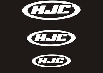 3szt HJC białe lub czarne naklejki na kask - Producent Naklejek