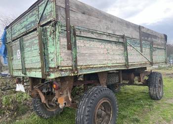 Rolnicza przyczepa, sztywna, niemiecka