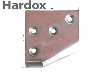Nóż półtrójkątny HARDOX części do wycinaka kiszonki KREATEC