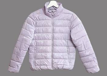 Kurtka zimowa liliowa puchowa pikowana Reserved 158cm