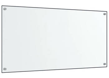 Panele ochronne do kuchni przezroczyste 2 szt. 80x50 cm szkło WM-3315793