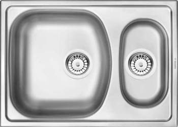 Zlewozmywak półtorakomorowy Deante Xylo ZEX 0503 Stalowy Satyna 620x440mm