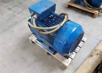 Silnik elektryczny 37 kW GRUNDFOS 3 fazowy, wałek 60 mm