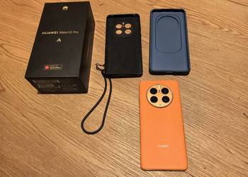 Hyuawei Mate 50 PRO Pomarańczowy Pełen Zestaw Rachunek Od Kobiety