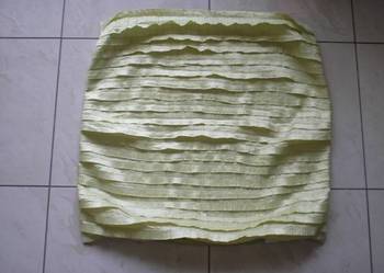 Pistacjowa poszewka na poduszkę jasiek 60 cm x 60 cm