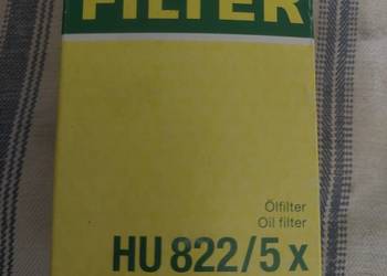 Filtr Oleju HU822/5x MANN FILTER
