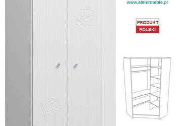 MARINE N28 szafa narożna dziecięca 95x95 w.192
