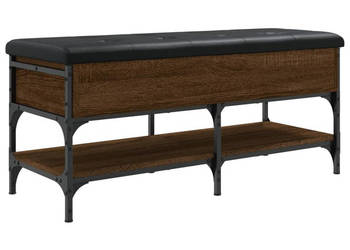 Ławka na buty brązowy dąb 102x42x45 cm WM-835201
