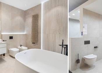 gres 119,7/119,7 cm max travertino beige ivory matowy-satynowy cerrad