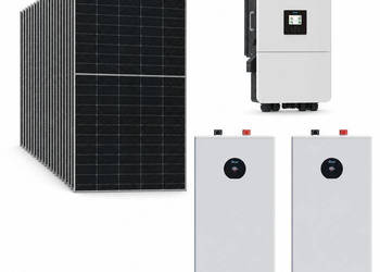 Zestaw fotowoltaiczny hybrydowy 18 kWp - falownik DEYE SG05LP3 1