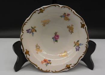 Stara Miseczka REICHENBACH Porcelana NRD Fine China Kwiaty Złocenia
