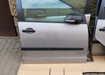 Drzwi VW Polo IV 9N 9N3 kompletne srebrne LA7W