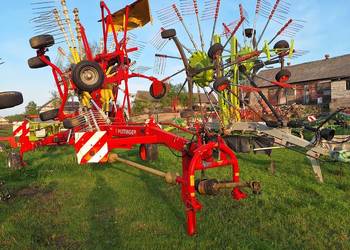 Zgrabiarka dwukaruzelowa Pottinger Krone claas kuhn Stan bdb orginal Poleca