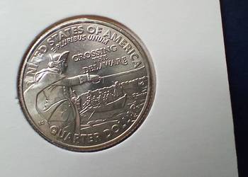 Stare monety 1/4 dolar 2021 D Delaware USA
