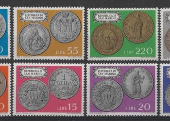 SAN MARINO - MONETY - 1972 - CZYSTE **