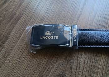 Pasek skórzany męski Lacoste