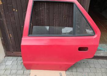 Skoda Felicia drzwi czerwień rajdowa