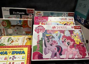 Zestaw puzle i gier dla dzieci