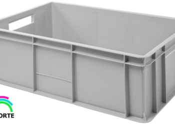 Pojemniki skrzynki plastikowe magazynowe transportowe K-200