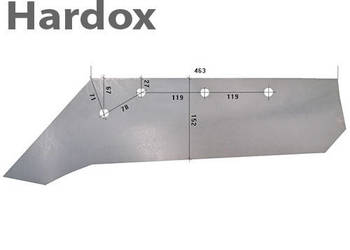 Lemiesz 300ha! HARDOX SSP350WE/L części do pługa RABEWERK