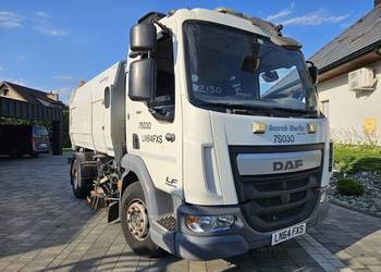 DAF LF 45.180 Zamiatarka dwustronna SCARAB MERLIN Hydrostatic 2014 Euro 6