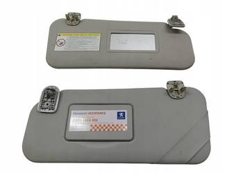 DASZKI PRZECIWSŁONECZNE LEWY PRAWY OSŁONA KPL Peugeot 207 I (2006-2012)