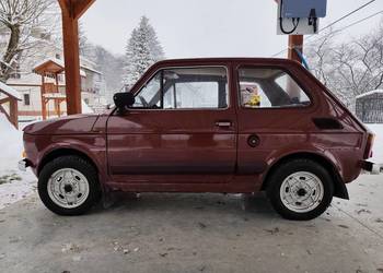 Fiat 126P Rosso scuro