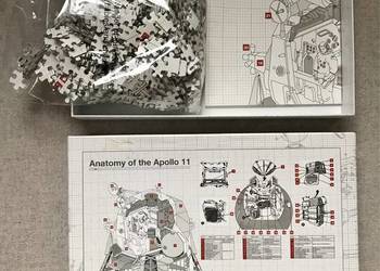 Puzzle Haynes Apollo 11 konstrukcja 1000 elementów