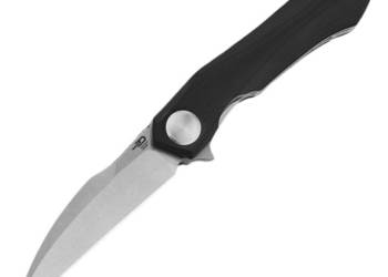 Nóż składany Bestech Ivy Black G10, Stonewashed 14C28N by Ostap Hel (BG59A)