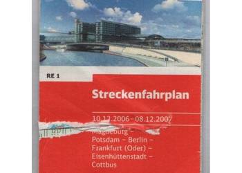 Die Bahn DB Streckenfahrplan 10.12.2006 - 08.12.2007