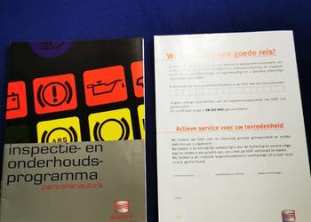 Czysta książka serwisowa niemiecka SEAT Czysta książka serwisowa niemiecka SEAT