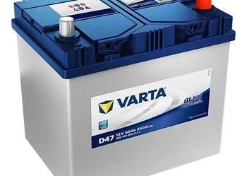 Akumulator VARTA Blue Dynamic D47 60Ah 540A EN P+ Japan