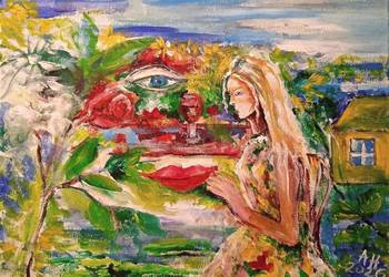 Obraz akrylowy "Pejzaż oniryczny"