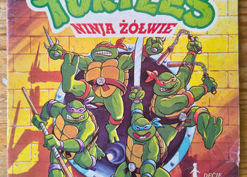 Teenage mutant ninja turtles żółwie naklejki 1990