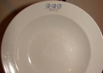 R.B.D Danzig (Dyrekcja Kolei Rzeszy w Gdańsku) talerz obiadowy