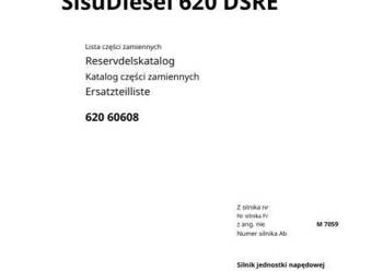 SISU 620 DSRE silnik katalog części PL